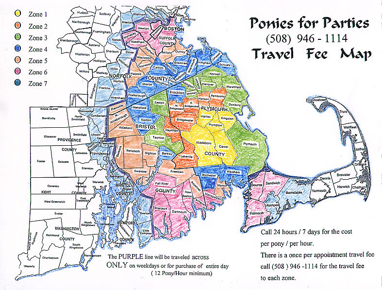 Map of our Service Area